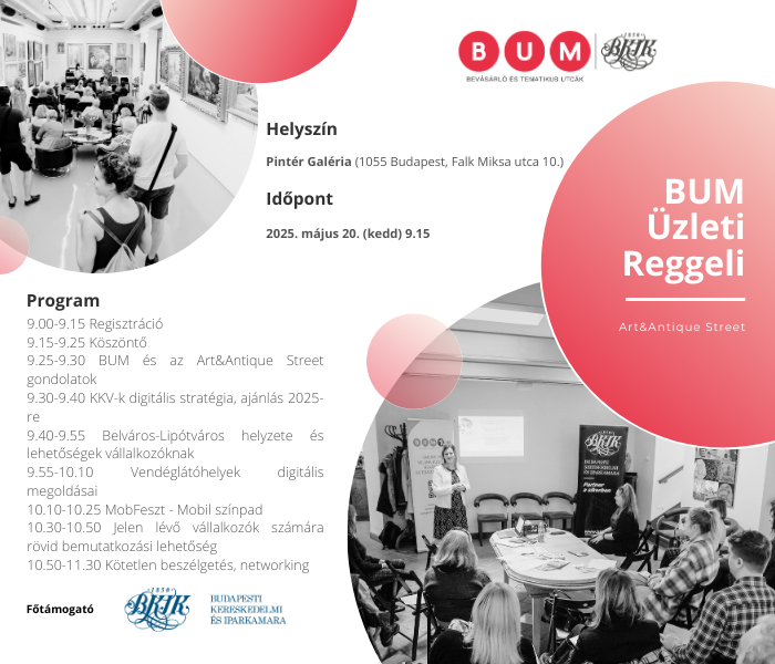 Szezonzáró Üzleti Reggeli a BUM-al