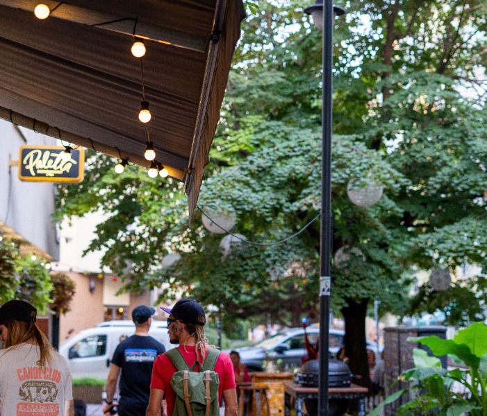 Trees, terraces, community - our new thematic street, Tompa Street
