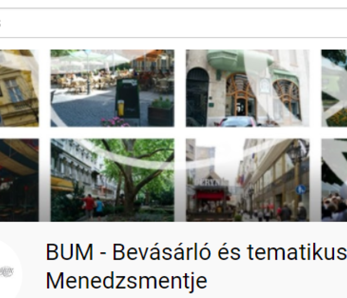 BUM You Tube csatorna